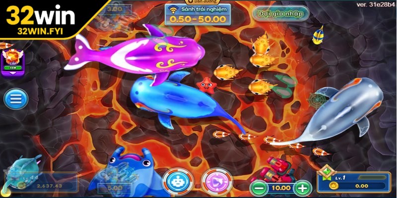 Bắn cá đại dương xanh là game cung cấp chế độ chơi hấp dẫn
