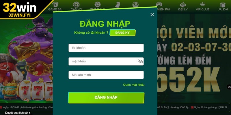 Cách đăng nhập 32win rất đơn giản chỉ với vài thao tác cho hội viên